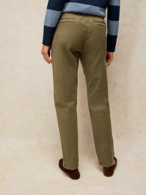 Chinohose Twister - Khaki Grn - 52/R Bild 4