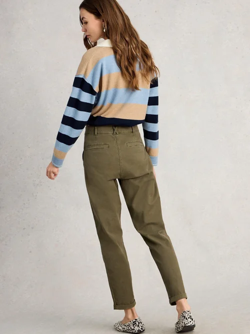 Chinohose Twister - Khaki Grn - 52/R Bild 4