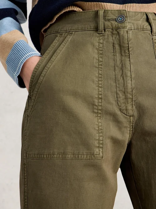 Chinohose Twister - Khaki Grn - 52/R Bild 3