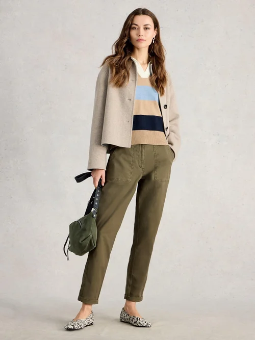 Chinohose Twister - Khaki Grn - 52/R Bild 2