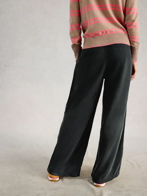 Hose Sasha mit weitem Bein - Washed Blk - 40/R Bild 4