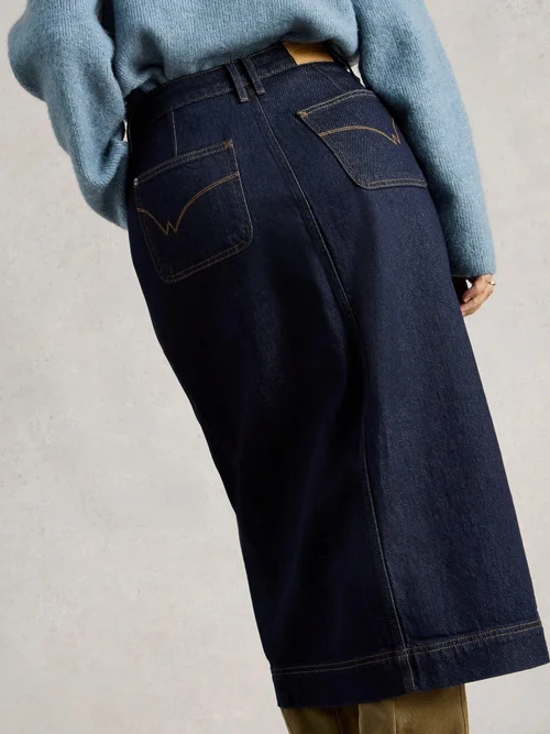 Jeansmidirock Tia - Dk Denim - 52/R Bild 4