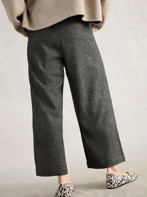 7/8-Tweedhose Belle mit weitem Bein - Grey Mlt - 52/R Bild 4