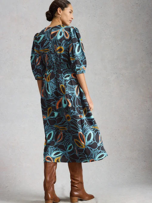 Midikleid Lucy - Blk Mlt - 46/R Bild 4