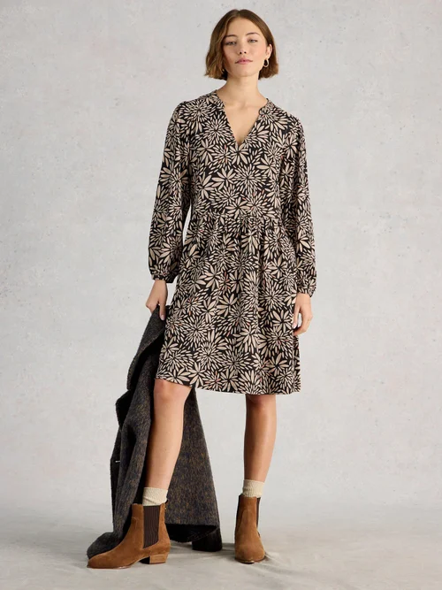 Jerseykleid Lola - Tan Multi - 52/R Bild 2