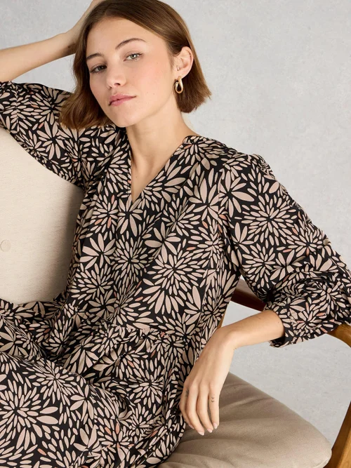 Jerseykleid Lola - Tan Multi - 52/R Bild 3