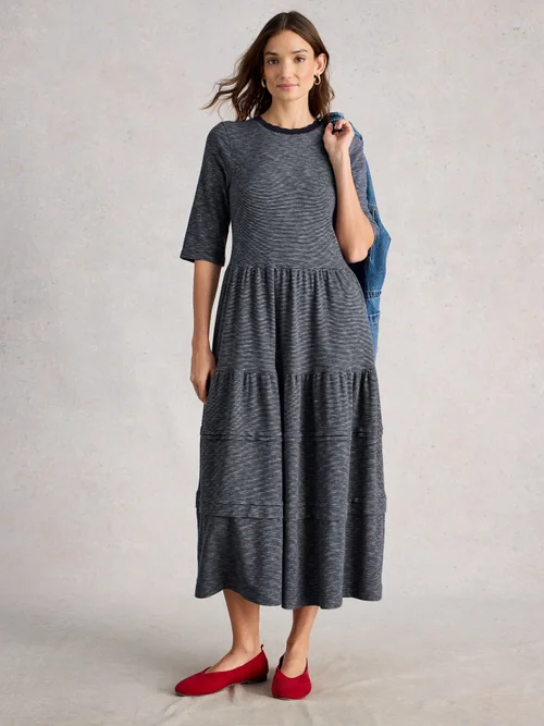 Jerseykleid Vera - Navy Multi - 42/R Bild 2