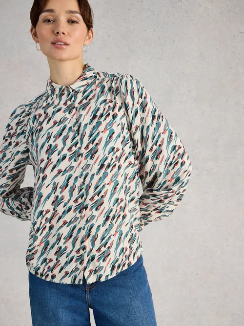 Bluse Sienna - Ivory Pr - 52 Bild 1