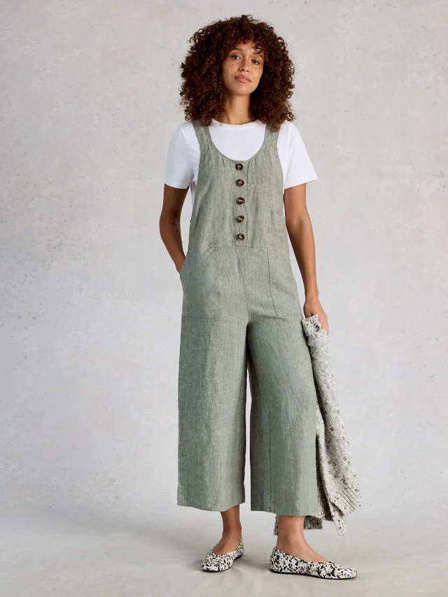 Latzhose Viola aus Leinen
