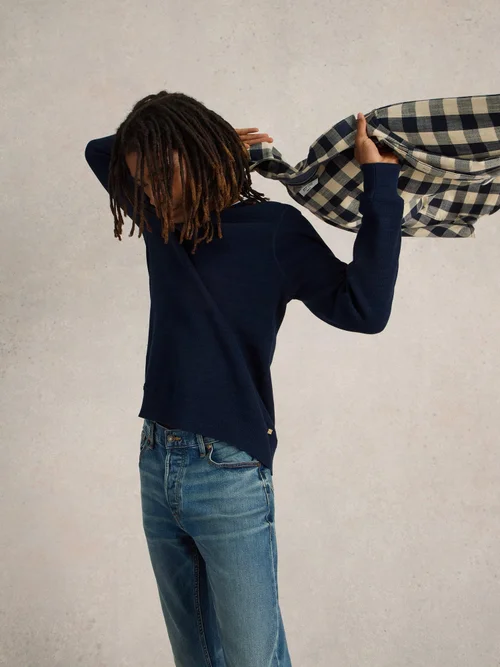 Pullover Attadale mit Rundhalsausschnitt - Dark Navy - XXXL/R Bild 1