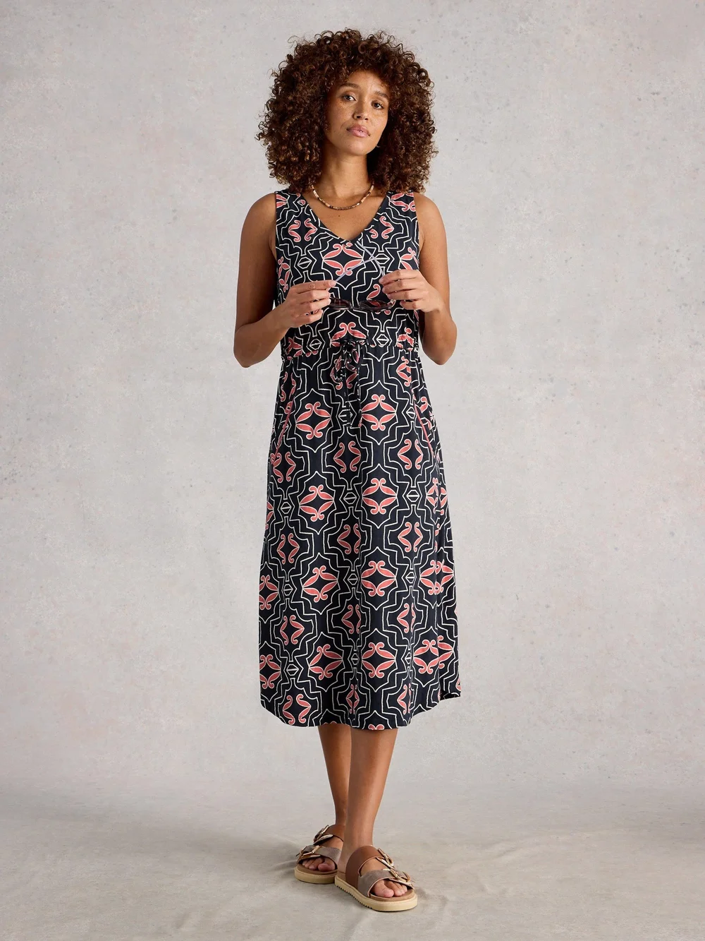 Jerseykleid Heidi - Navy Multi - XXXL Bild 1