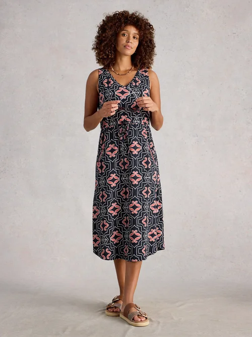 Jerseykleid Heidi - Navy Multi - XXXL Bild 1