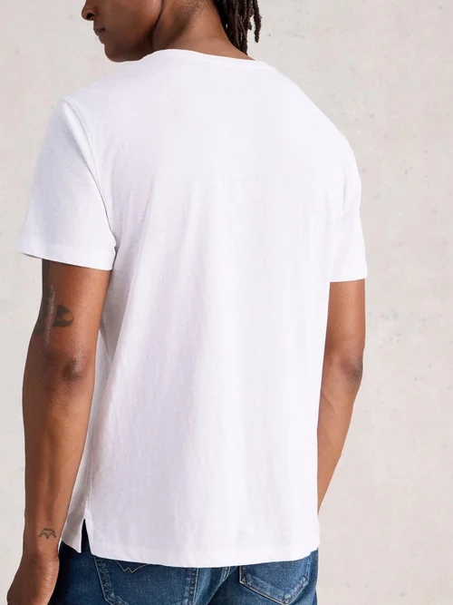 Grafik-T-Shirt Abersoch Pedal - White Pr - XXXL/R Bild 4