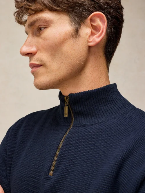 Pullover Attadale mit Trichterkragen - Dark Navy - XXXL/R Bild 3