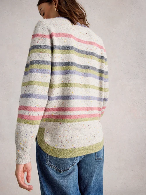 Gestreifter Pullover Talia - Grey Mlt - 52 Bild 4