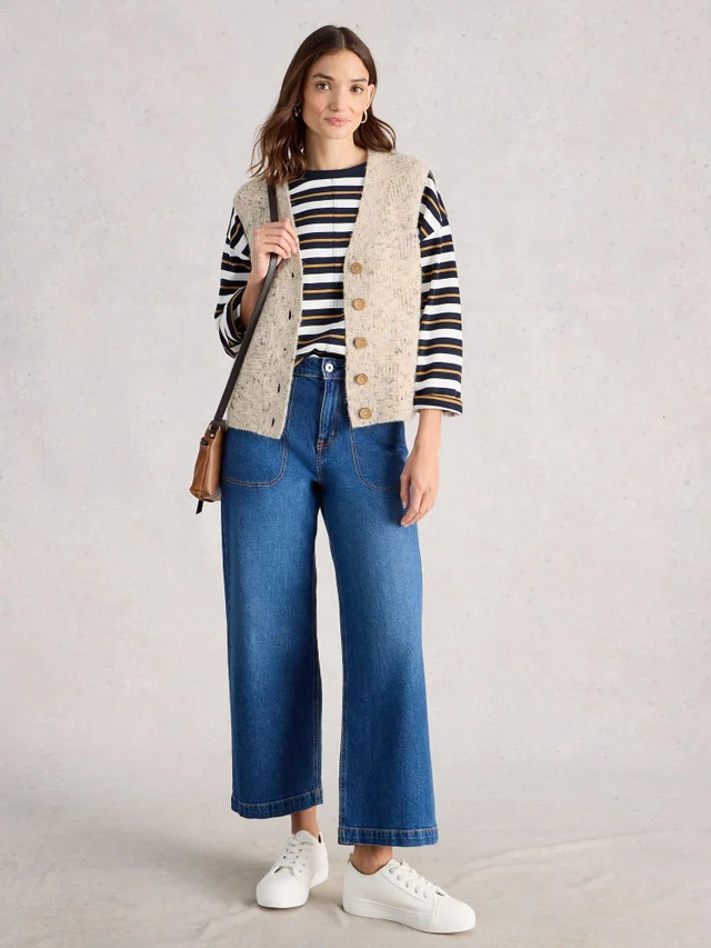 Strickweste Nina aus Noppengarn