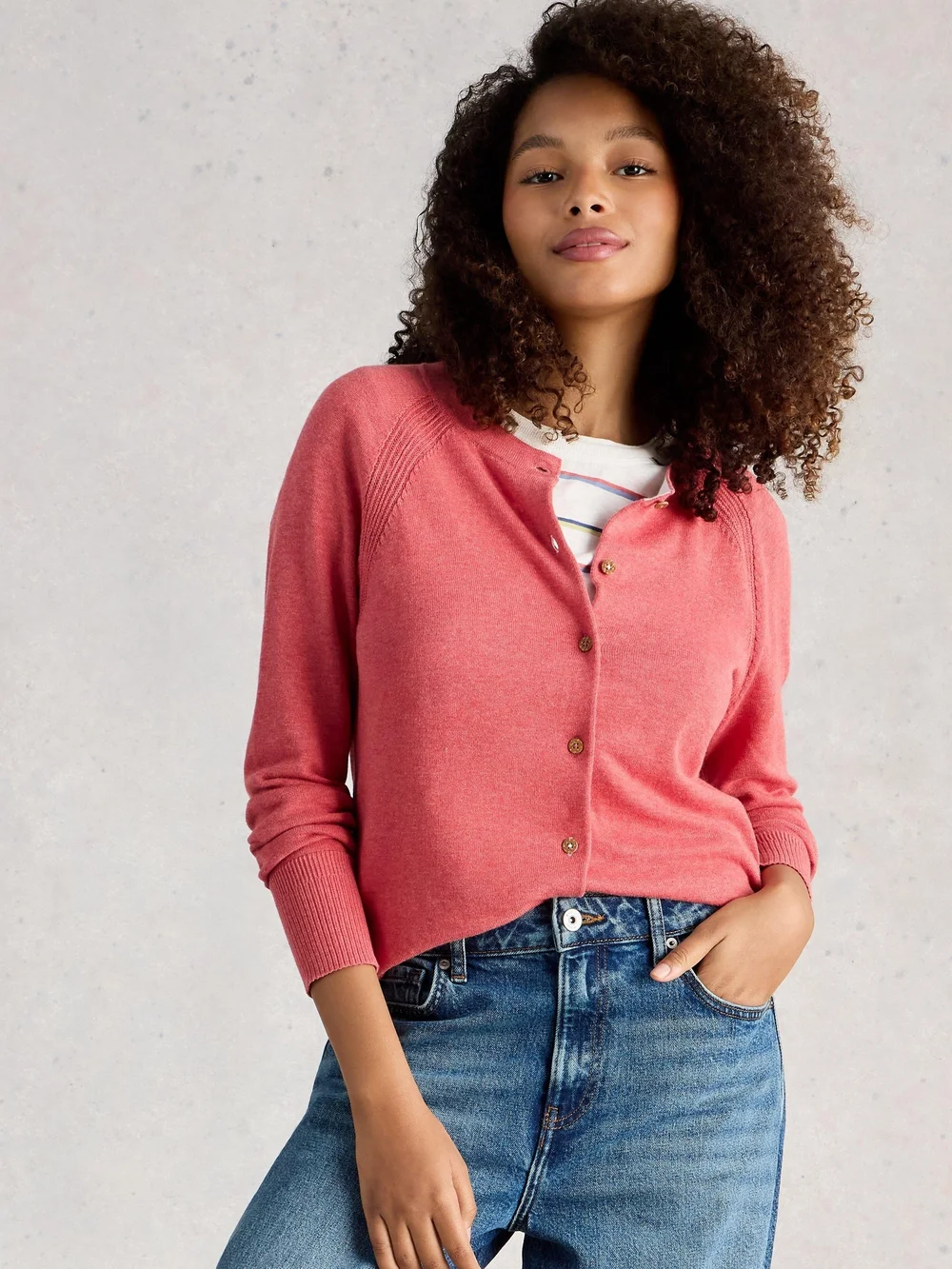 Strickjacke Lulu - Mid Pink - 50 Bild 1