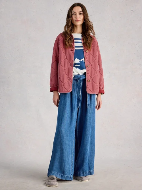 Steppjacke Anya aus Jersey - Mid Pink - 52 Bild 2