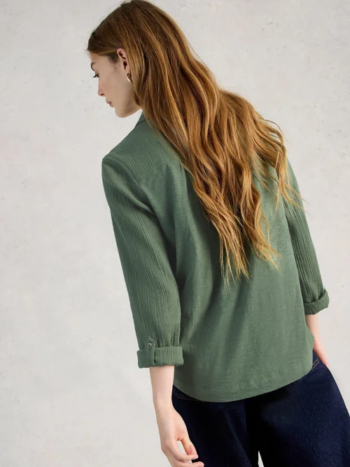 Bluse Annie - Khaki Grn - 52 Bild 4