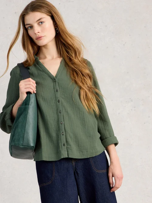 Bluse Annie - Khaki Grn - 52 Bild 3