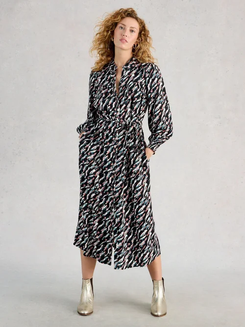 Hemdblusenkleid Covy - Blk Mlt - 52/R Bild 2