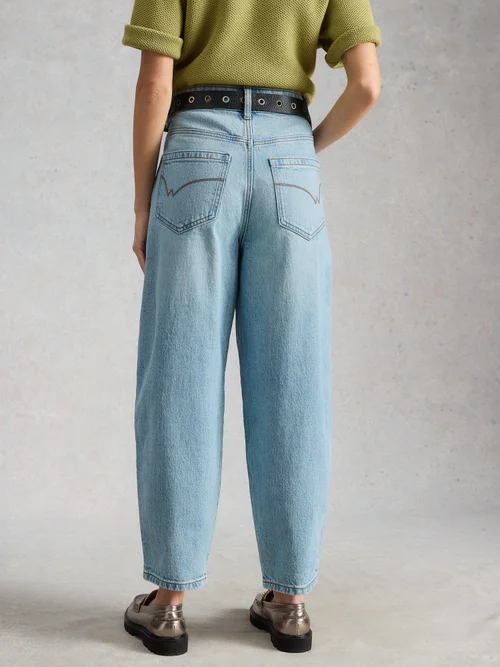 Jeans Aubrey Barrel-Fit - Lgt Denim - 52/R Bild 4