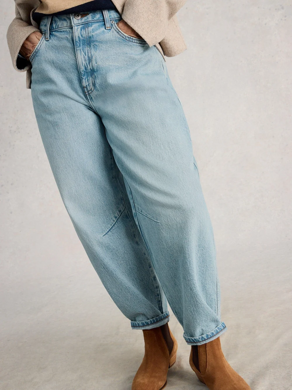 Jeans Aubrey Barrel-Fit - Lgt Denim - 52/R Bild 1