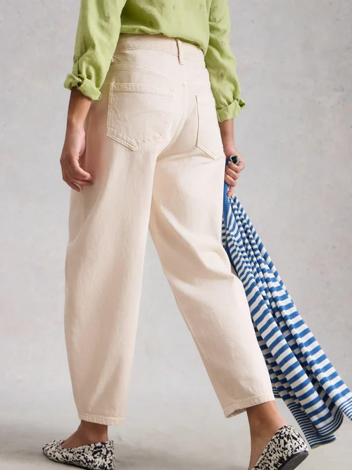 Jeans Aubrey Barrel-Fit - Nat White - 52/R Bild 4