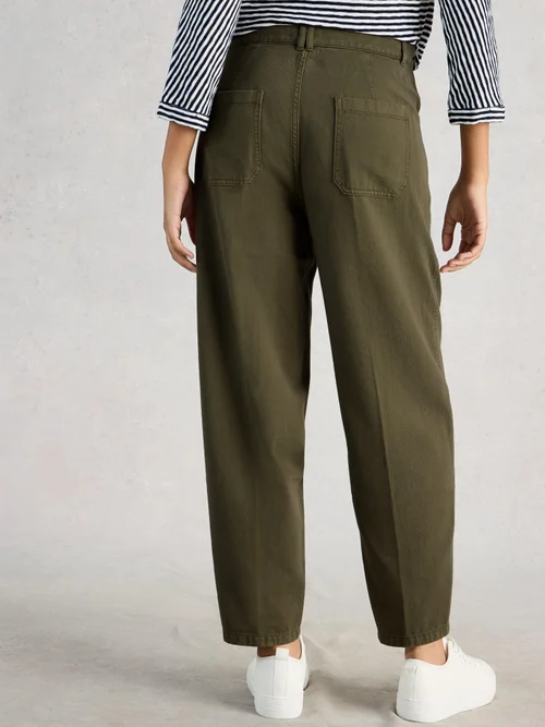 Hose Aubrey Barrel-Fit - Khaki Grn - 52/R Bild 4