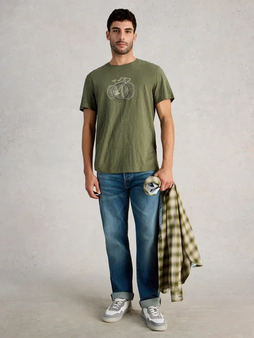 Grafik-T-Shirt Abersoch - Green Pr - S/R Bild 2