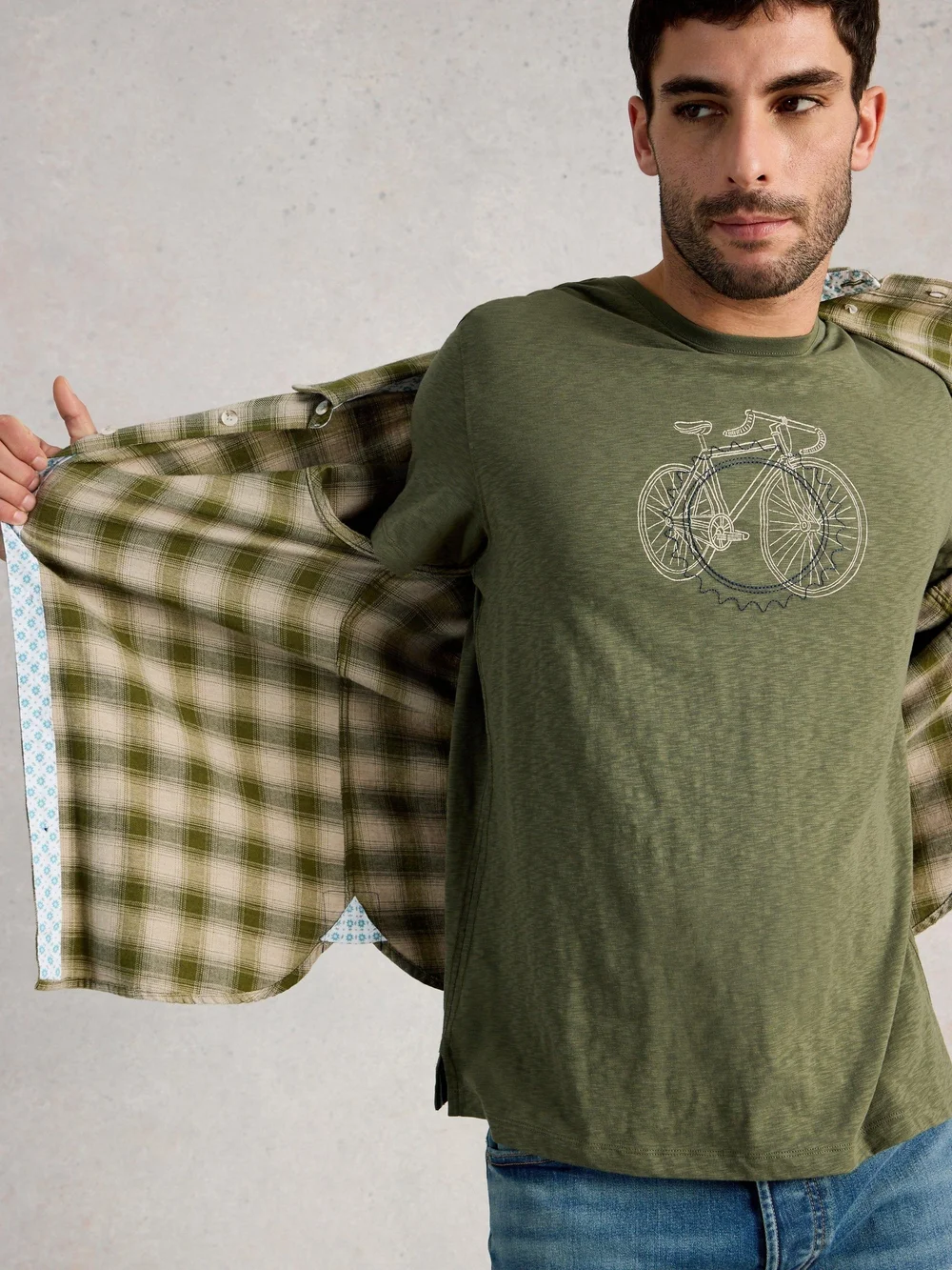 Grafik-T-Shirt Abersoch - Green Pr - S/R Bild 1