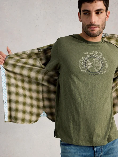 Grafik-T-Shirt Abersoch - Green Pr - S/R Bild 1