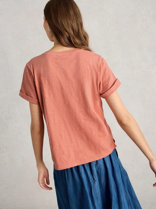 Besticktes T-Shirt Gina - Mid Pink - 52 Bild 4