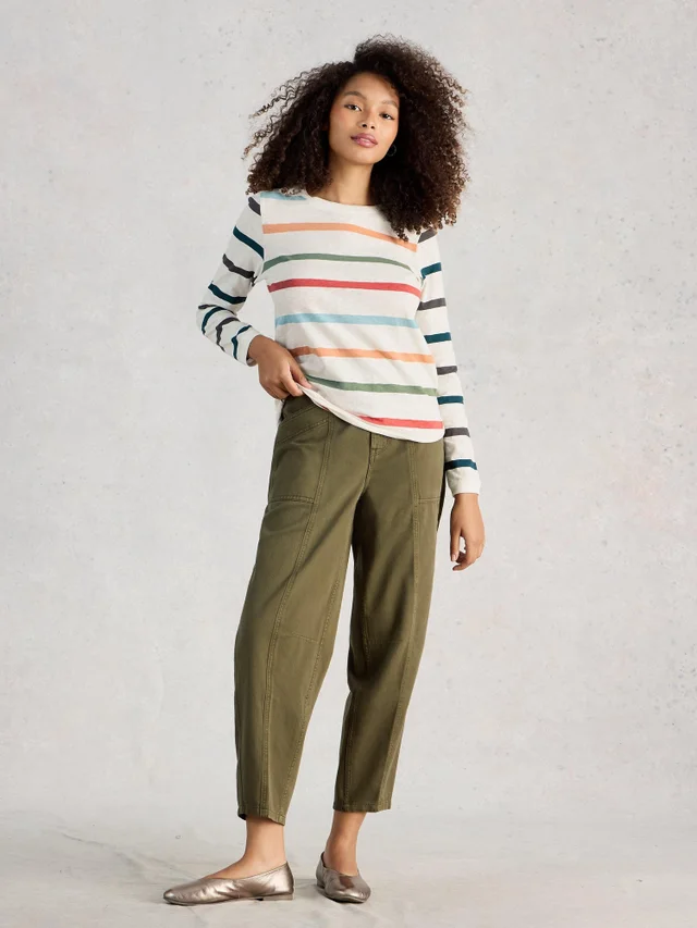 Gestreiftes Langarmshirt Clara