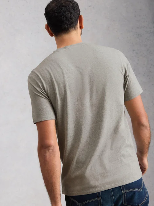 T-Shirt Horsham mit Grafik - Grey Pr - XXXL/R Bild 4