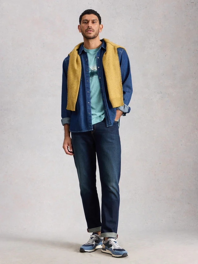 T-Shirt Abersoch mit Angler-Motiv