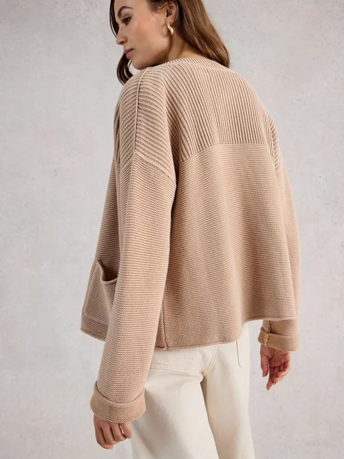 Washed Cardigan Gigi - Lgt Nat - 52 Bild 4