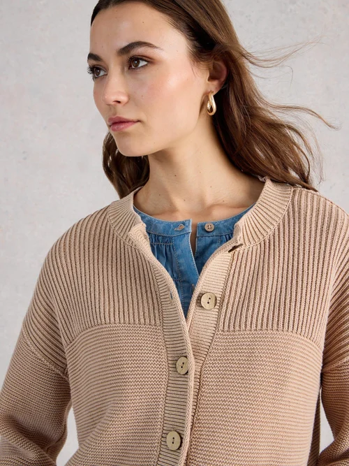 Washed Cardigan Gigi - Lgt Nat - 52 Bild 3