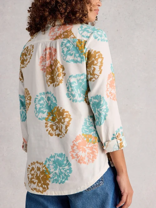 Bluse Sophie aus Bio-Baumwolle - Ivory Pr - 52 Bild 4
