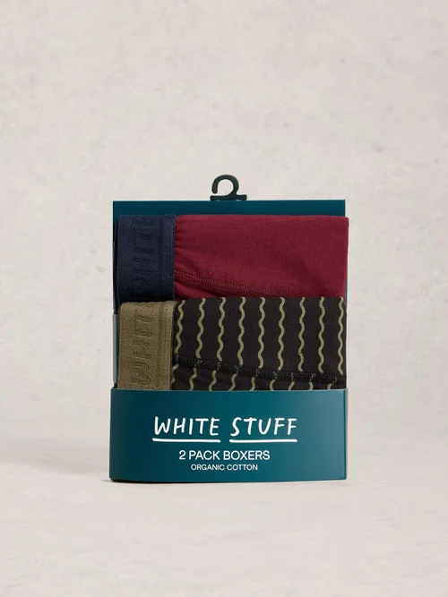 2-er Pack Boxershorts Hove Stripe & Uni - Blk Pr - XL Bild 1