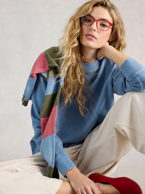 Sweatshirt Daydreamer - Mid Blue - 52 Bild 3