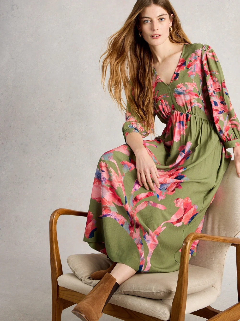 Midikleid Lucy - Green Mlt - 52/R Bild 1