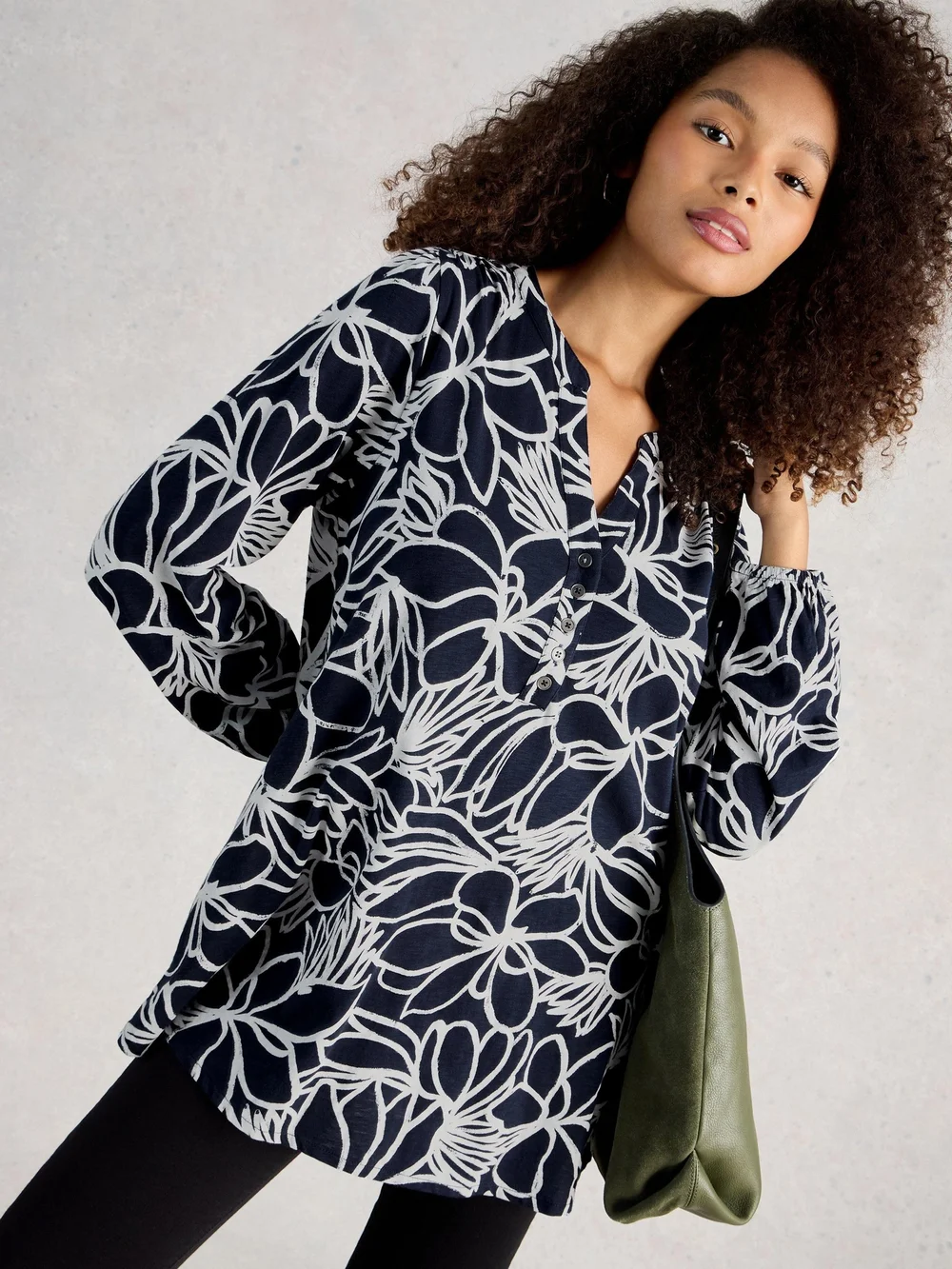 Tunika Phoebe - Navy Pr - 52 Bild 1