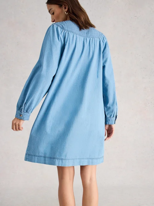 Jeanskleid Asher - Chamb Blue - 34/R Bild 4