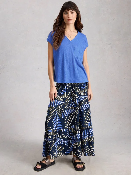 Leinen-T-Shirt Iris - Brt Blue - 52 Bild 2