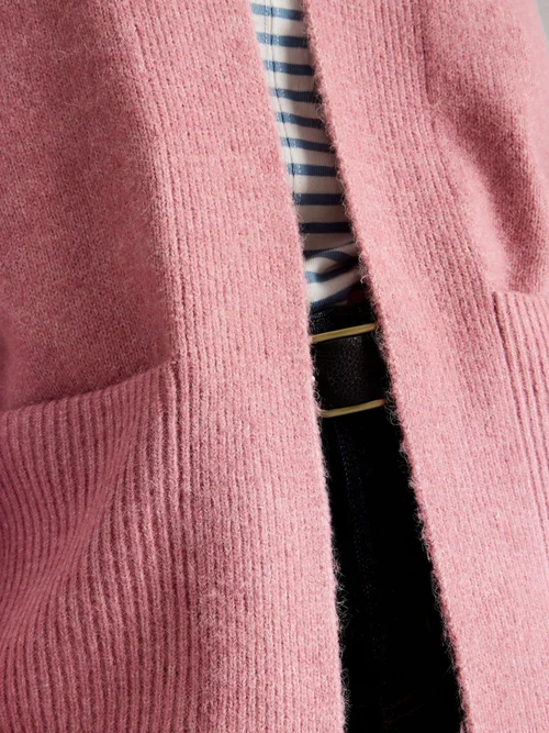 Lange Strickjacke Erin - Mid Pink - S Bild 3