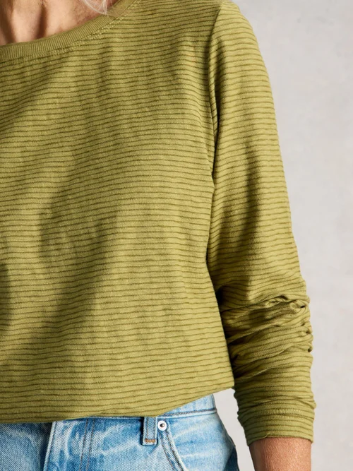 Langarmshirt Clara - Khaki Grn - 34 Bild 3