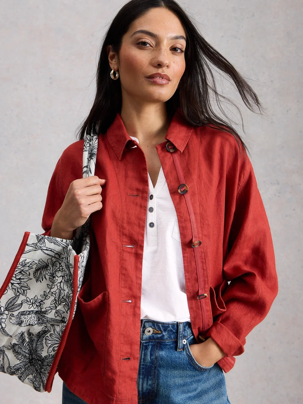 Ärmellose Bluse Cecily - Bril White - 52 Bild 1