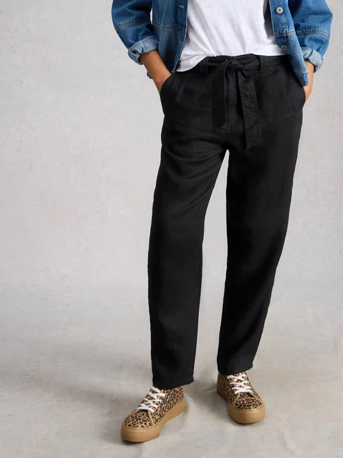 Leinenhose Hadley - Pure Blk - 52/R Bild 3