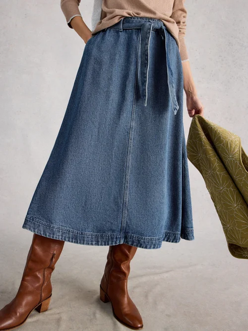 Jeansmidirock Lexi - Mid Denim - 52/R Bild 3